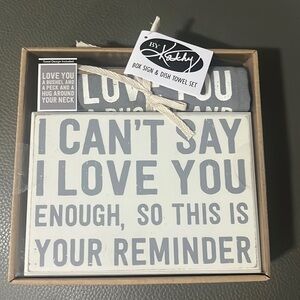 Small Inspirational Message Frame Gift set